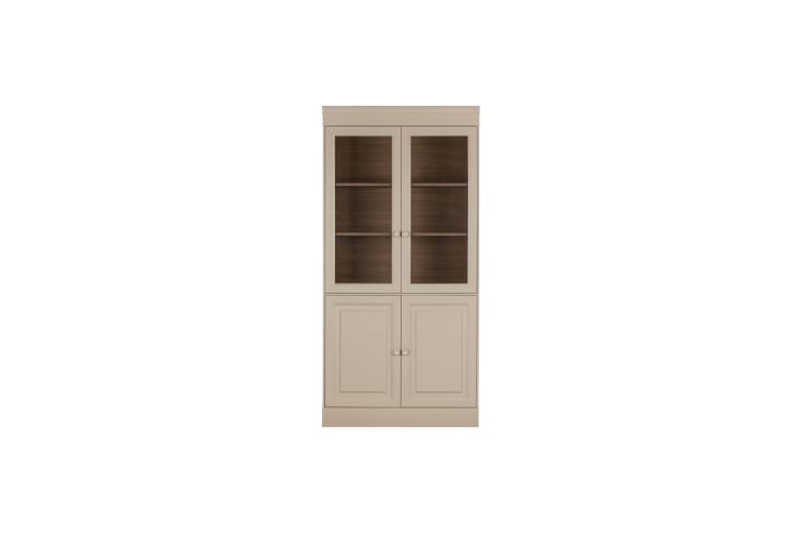 Cabinet 4 portes en bois gris