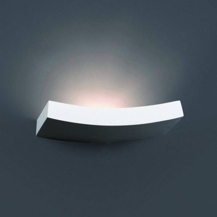 Fan Europe Moritz - Aplique De Pared Uplighter De Yeso Para Pintar Blanco E27 49217252