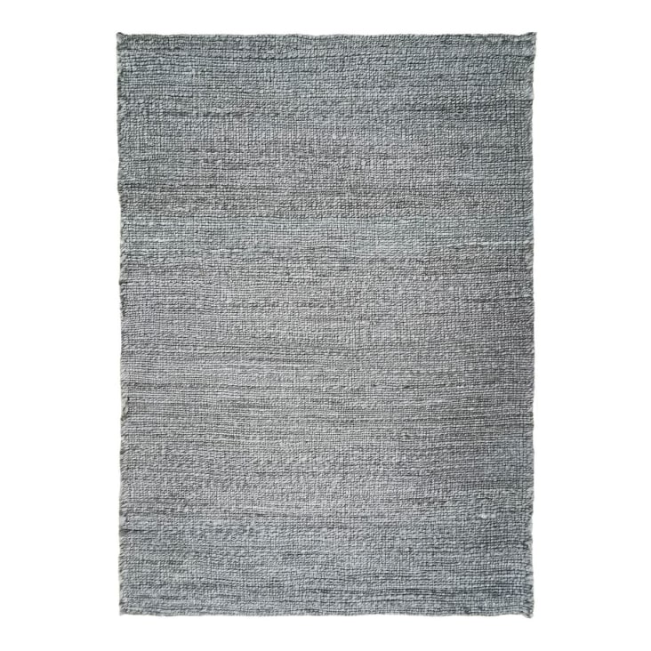 Alfombra redonda diseño yute gris borde trenzado granja alfombra área de  yute natural