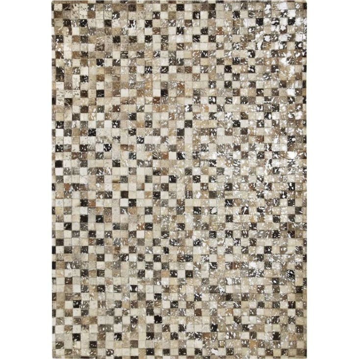 Midori - Grain - Notebook Spirale - Bianco e Rigo - Copertina Pelle Riciclata Marrone