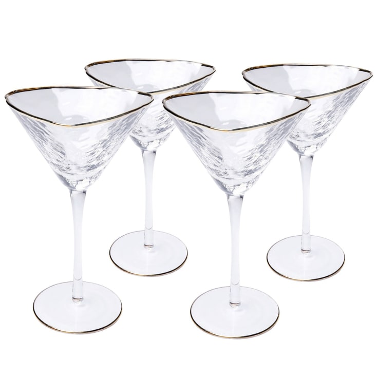 YARNOW Lot de 4 verres à cocktail en verre transparent en forme d'oiseau  pour la maison, bar, restaurant : : Cuisine et Maison