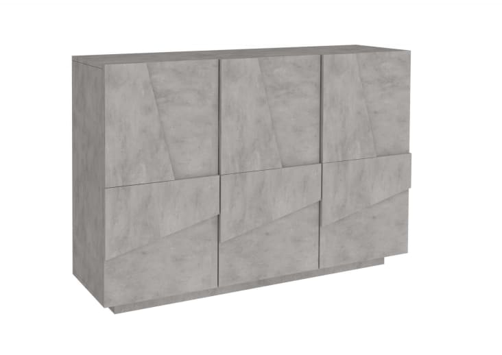 Ping White M Mobile ingresso moderno credenza design 3 ante 121 cm