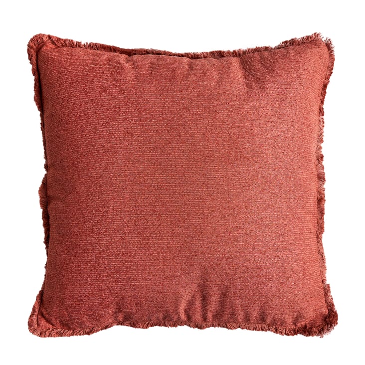 Cuscino in Poliestere, colore Rosa, 42x42x10 cm NELA