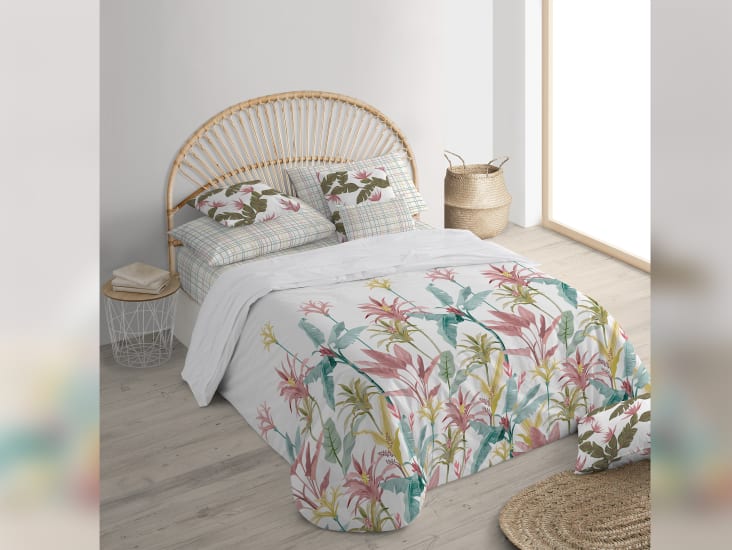 Las mejores ofertas en Queen Edredones floral gris, colchas y cobertores  para cunas