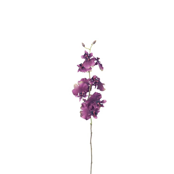 Tige d'orchidée oncidium artificielle violette H58