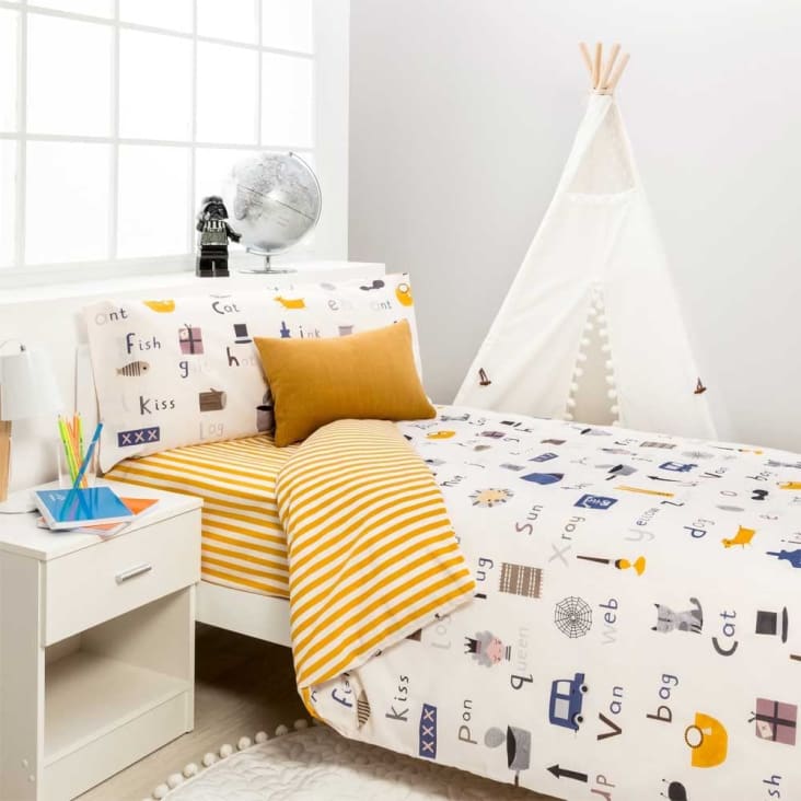 Funda Nordica Infantil multicolor algodón poliéster 150x220 cama de 90 TENT
