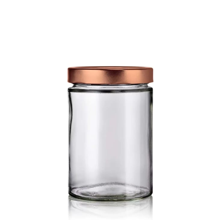 Simple Cuivre Pur Eau Jar Avec Intégré Verre Vessel 1 Litre pour Maison