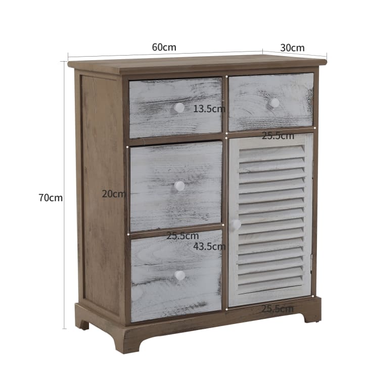 Mobiletto Hi Fi A 5 Ripiani Regolabili - Legno E Acciaio Per Casa/Ufficio - Foto 9