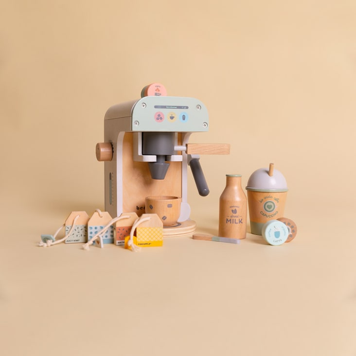 Macchina del caffe giocattolo macchina caffè con capsule bambini luci e  suoni