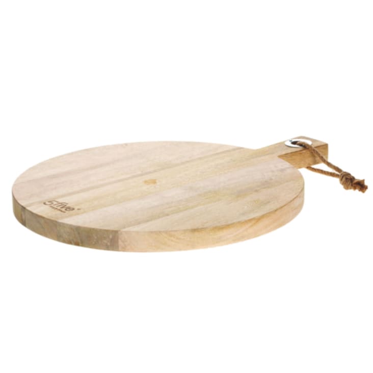 Planche à découper ronde en bois de manguier