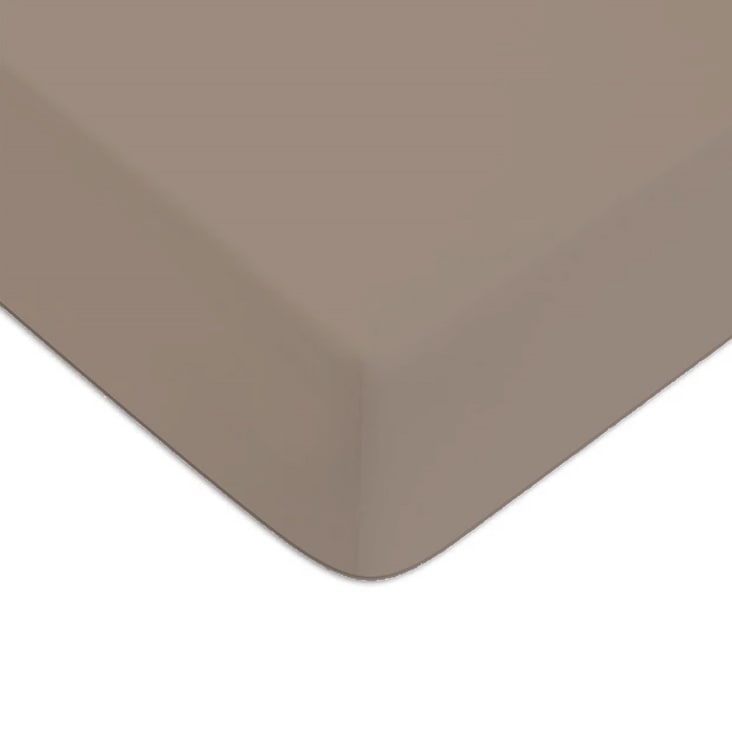 Drap Housse Bébé 70x140 Cm - Double Gaze De Coton - Taupe - Bonnets 17 Cm - OEKO-TEX - Babycalin - 5