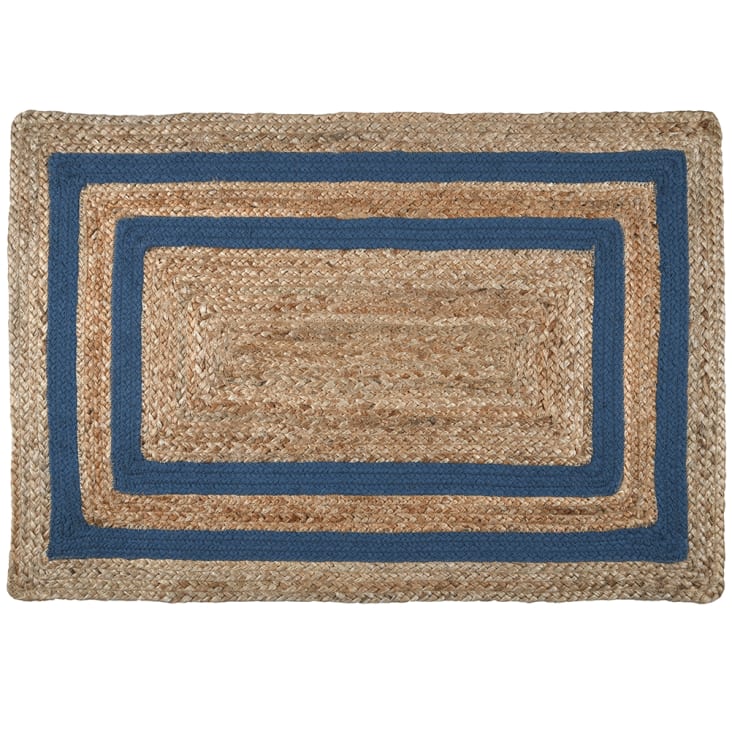 Tapis rectangulaire en jute naturel 60x90cm