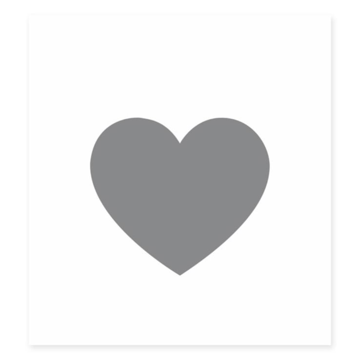 Stickers Coeur Pieds Chambre - Autocollant muraux et deco
