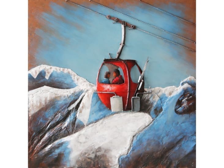 Tableaux montagne, nature et ski : peinture sur toile