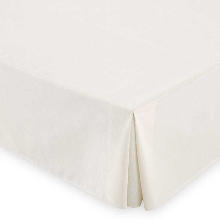 Cubre canapé Tico tipo colcha en color blanco tipo rústico Color Blanco  Tamaño Cama 90cm