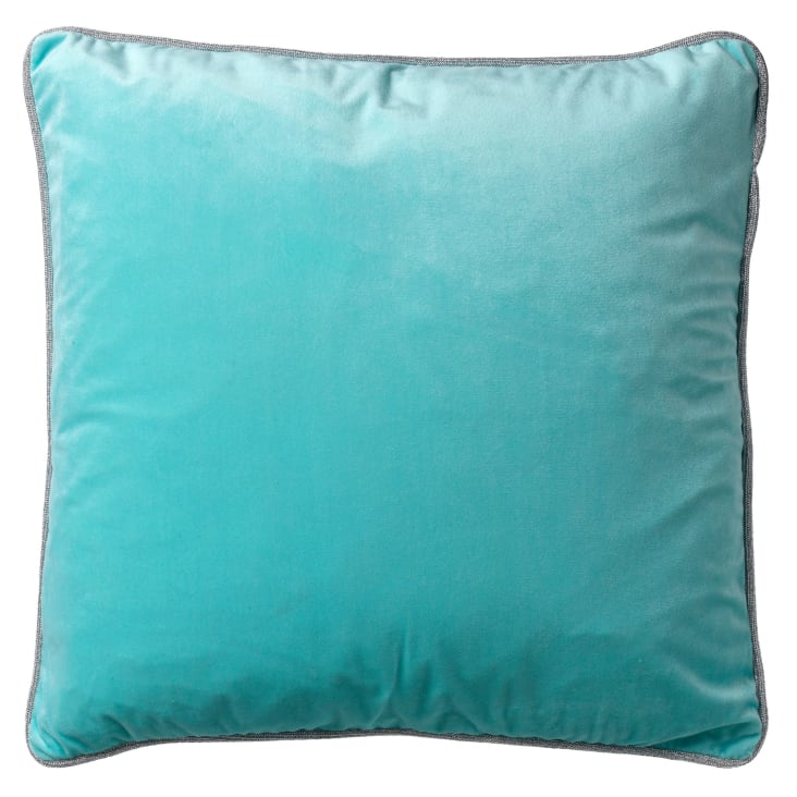 Housse Coussin Canapé 45x45 Taie Oreiller Lot de 2 en Velours