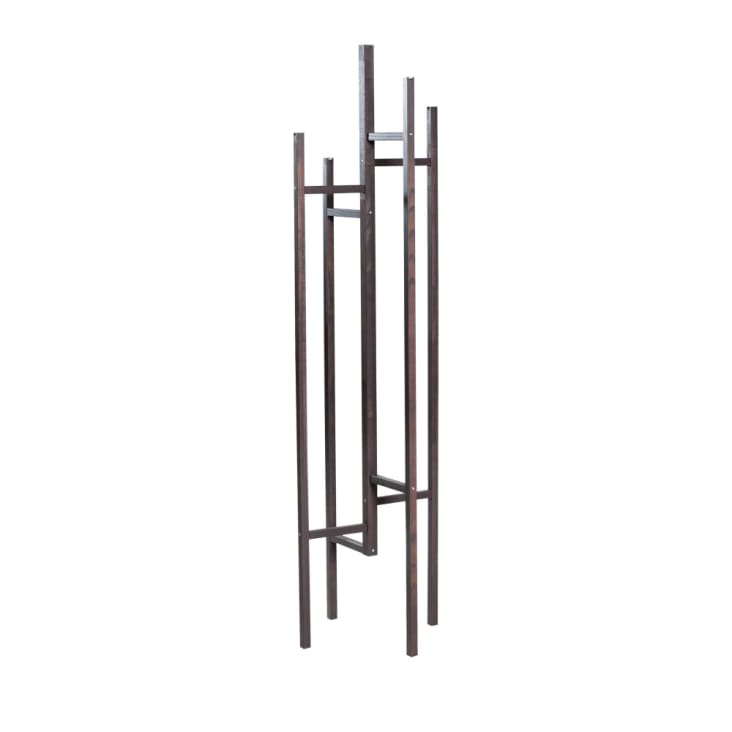 Porte manteaux en métal - Noir/argenté - H 174 cm