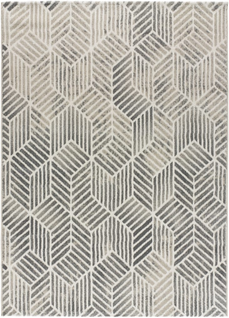 Tappeto Gioco Carpetia 80x150 Cm Rosa Grigio Crema: Morbido E Antiabrasivo Per La Cameretta - 4