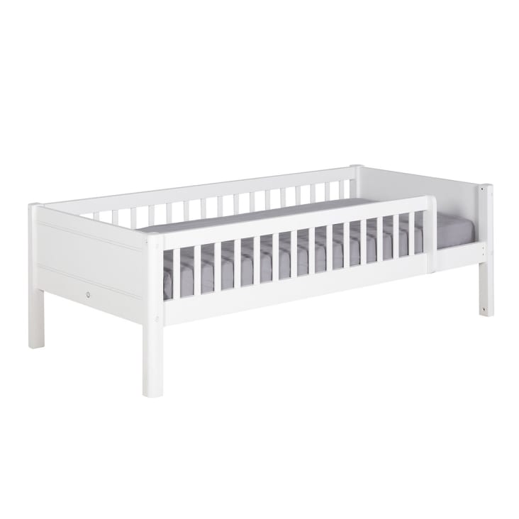KRITTER Cadre lit et barrière de sécurité, blanc, 70x160 cm - IKEA