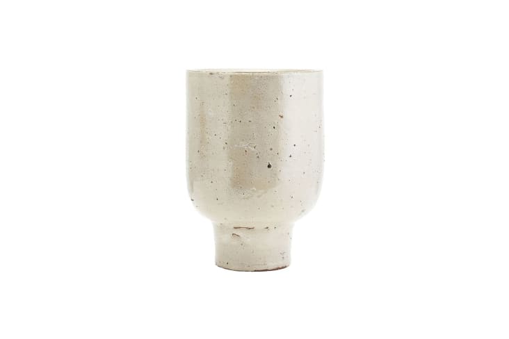 Cache-pot jarre en terre cuite beige H93 ADELA