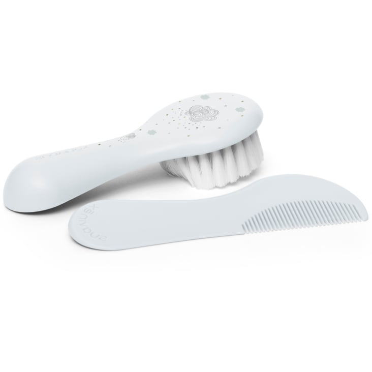 ENSEMBLE PEIGNE ET BROSSE BÉBÉ - Beige clair