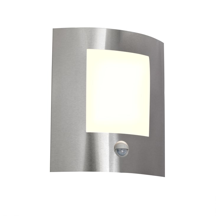 Lampe d'extérieur avec détecteur de mouvement maison anthracite éclairage  extérieur applique murale en acier inoxydable