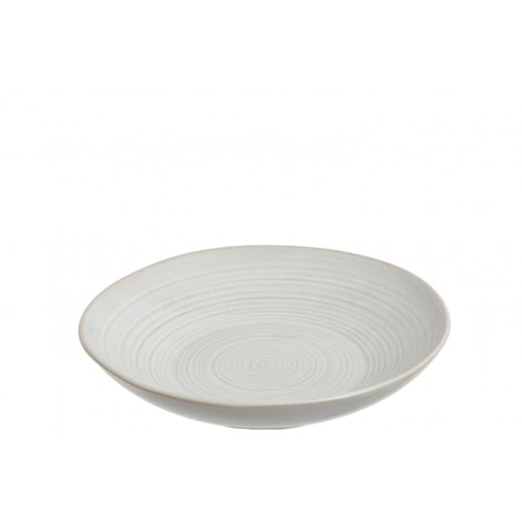 Plato best sale ceramica blanco