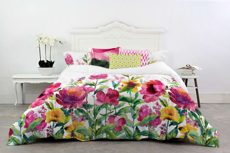Funda de almohada 100% algodón multicolor 50x75 (x2) [cama 150/160] BIRDS  OF PARADISE, Maisons du Monde