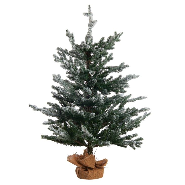 Weihnachtsbaum cm bestreut Maisons grün mit Ringrose Monde du Schnee Künstlicher 90 |