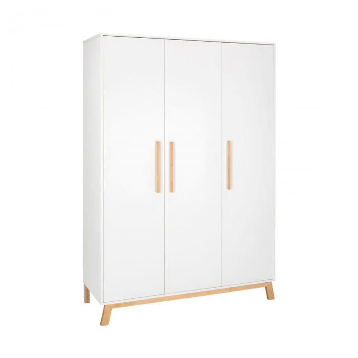 Armoire 2 portes-tiroirs CLASSIC Flexa blanchi-blanc-blanc