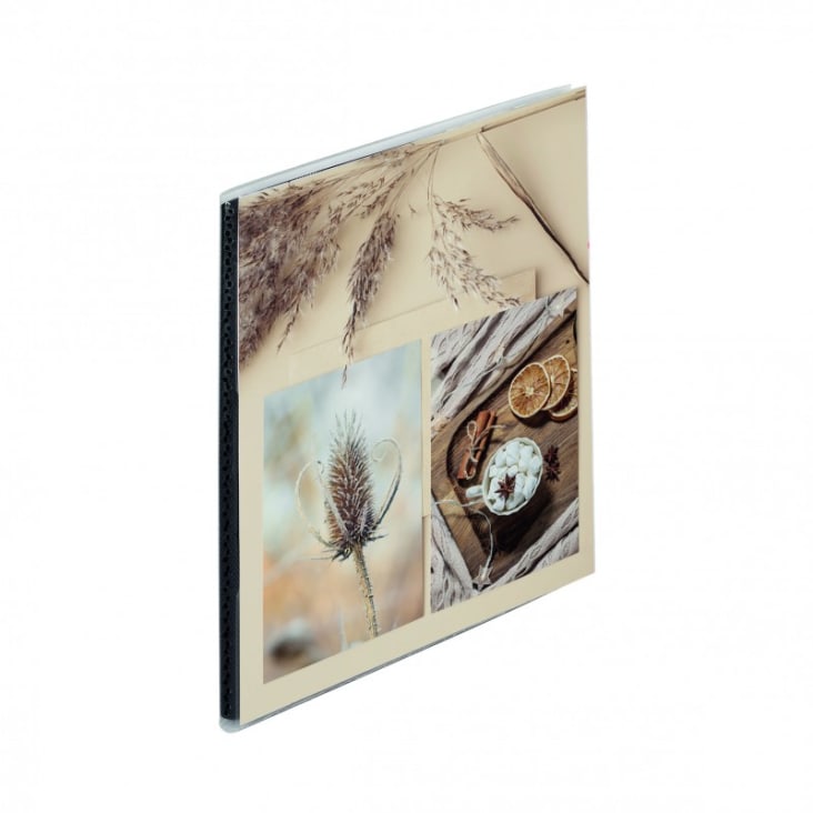 Mini Album Photo à Pochettes pour 40 Photos au Format 10 x 15 cm, Noir -  Album photo papeterie - Achat & prix