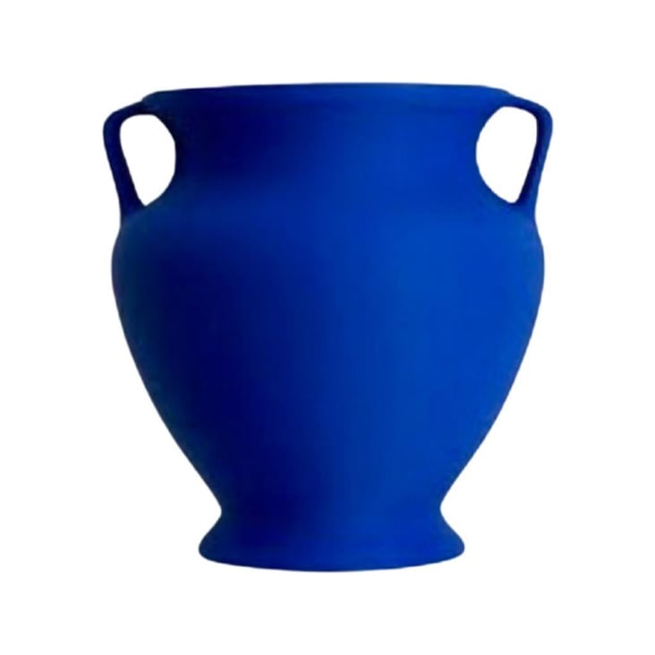 Vaso stampa 3d PLA blu h15 cm BIG