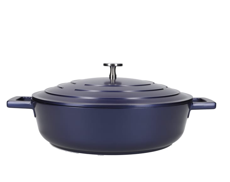 Ciarra beyond cocotte 24cm casserole induction avec couvercle aluminium  bleu CDMDO24 - Conforama