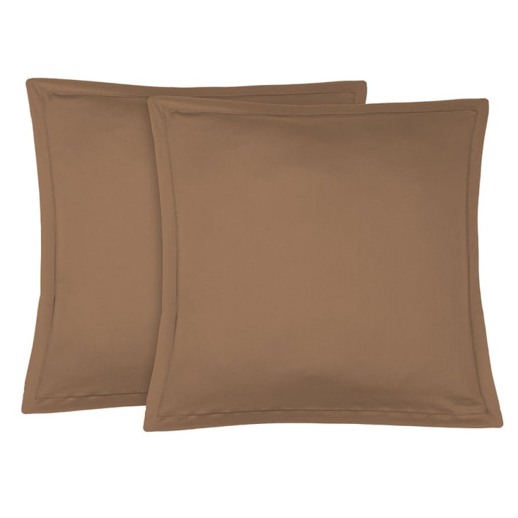 Homescapes Taie d'oreiller Rouge 100% coton Egyptien 200 fils 40 x 40 cm | Leroy Merlin