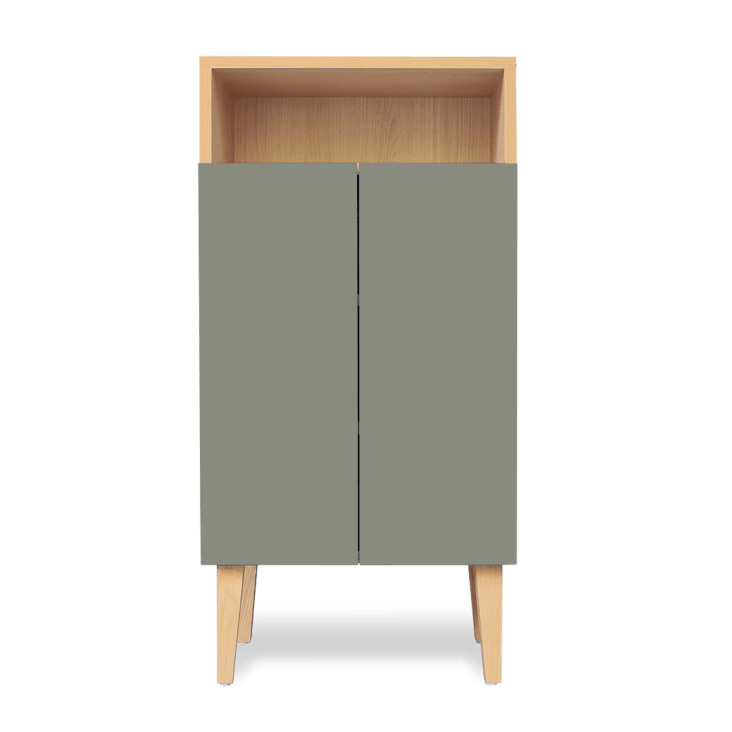 Petit meuble de rangement en verre et métal H50cm House Nordic - ADELAIDE
