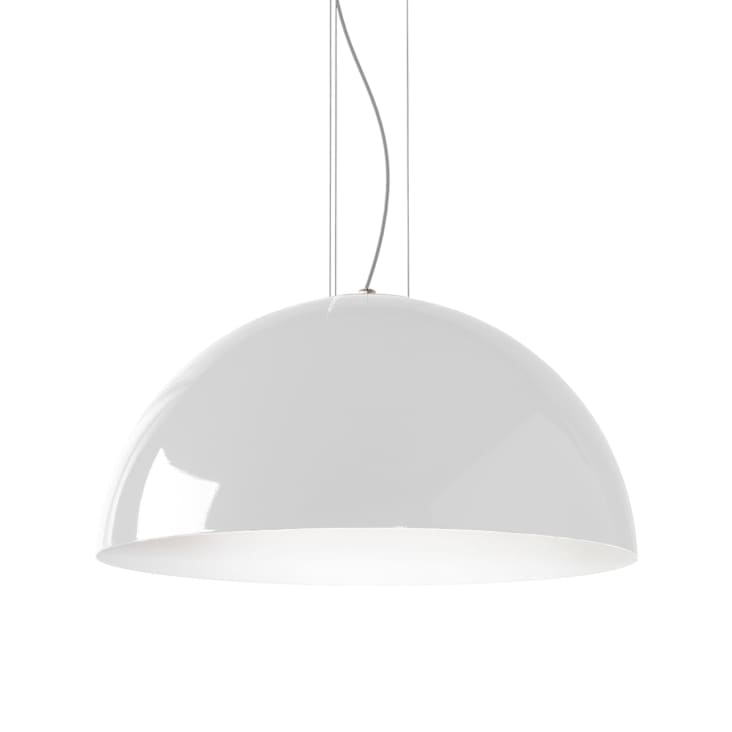 Sospensione Metallo Bianco Lucido 80cm Cassis Maisons Du Monde sospensione-metallo-bianco-lucido-80cm-cassis-maisons-du-monde