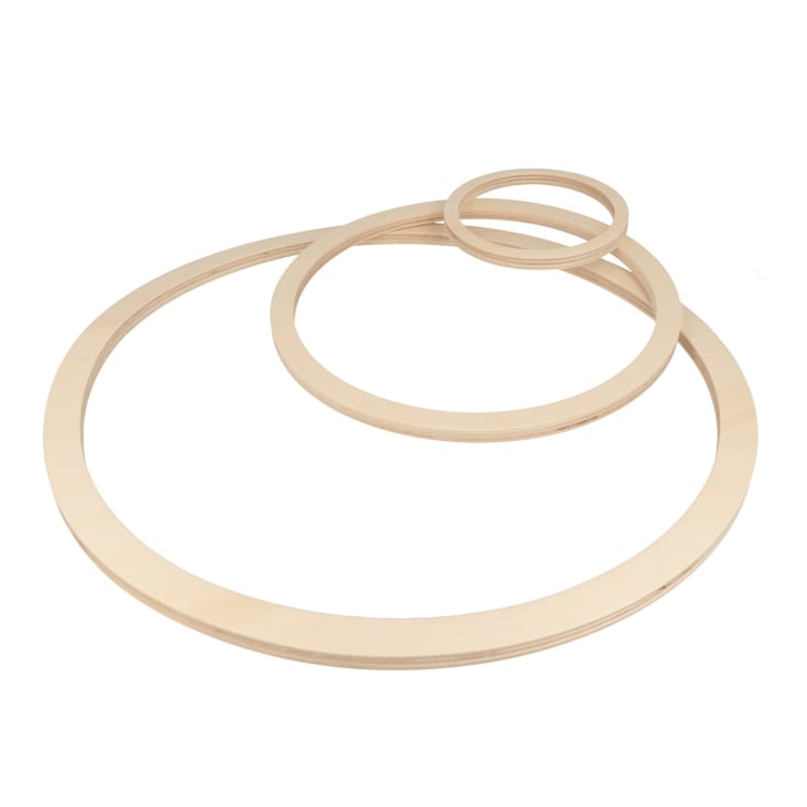 Lot De Disques Décoratifs En Bois Avec Un Trou - Diamètres Variés 1-60 Cm, Décoration De Table Ou Bricolage, Neuf