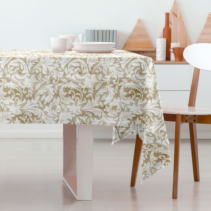 Vipalia - Mantel Resinado Impermeable. Mantel Mesa rectangular grande para  comedor. Mantel antimanchas Hule mesa cocina salon