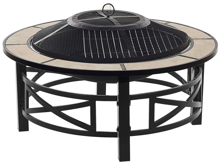 Barbecue brasero en acier Classique Brasero + meuble 50 x 50 cm