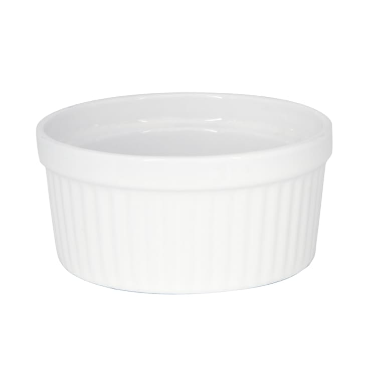 Moule à soufflé N.1  12 cm blanc en porcelaine H6