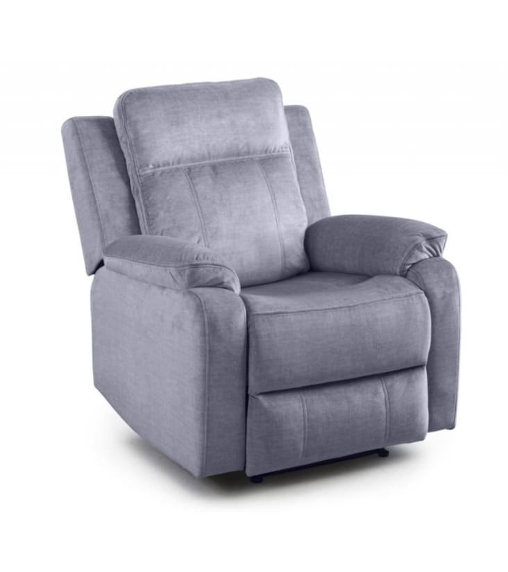 Sillón relax reclinable con palanca color gris NIZA