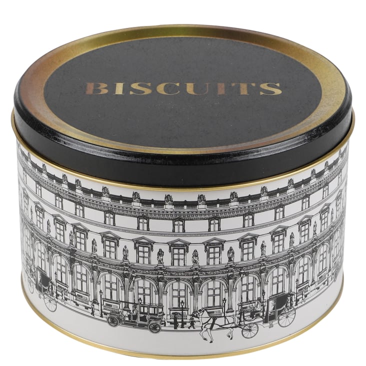 Boîte à Biscuits Noël En Métal - Mes Délices De Noël, Fabriqué En France, Conservation Hermétique, Décoration Festive