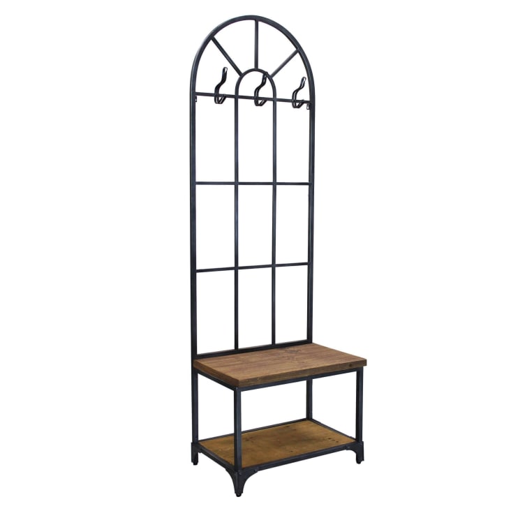 Panchina Scarpiera Con Imbottitura - In Legno, Bianco, 45x30x40 Cm, Capacità 100 Kg, Per Ingresso E Corridoio
