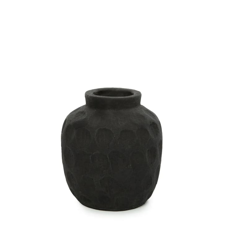 Vase en terre cuite noire H14