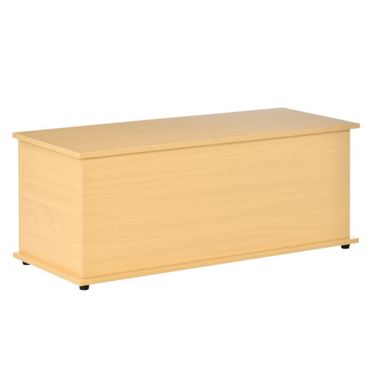 Baúl de madera de 43x70x40 cm y capacidad de 76L