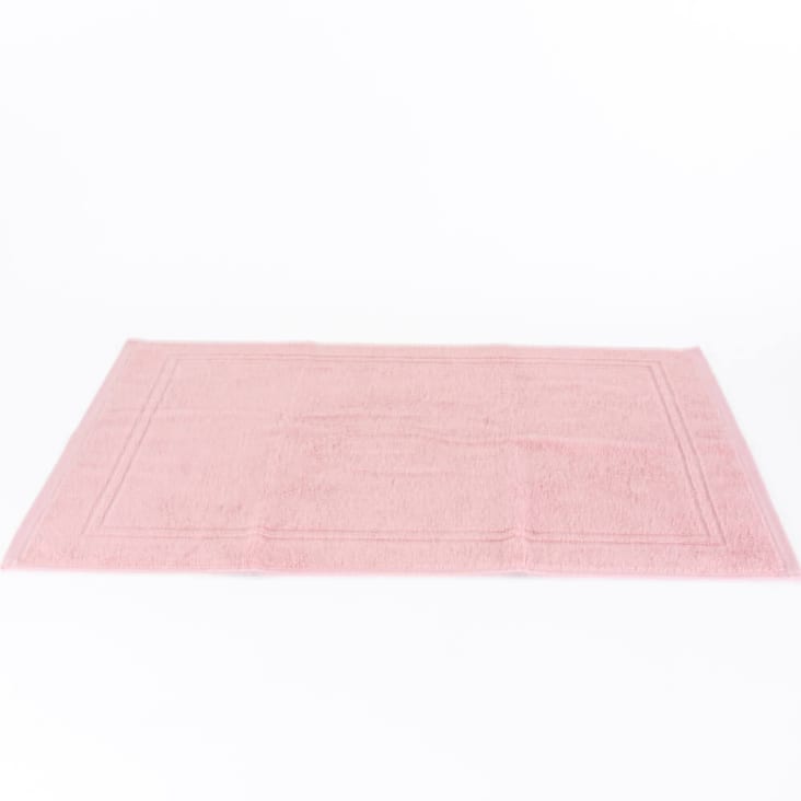 Alfombrilla de baño 700 gr/m2 color rosa 50x70 cm DOS RAYAS