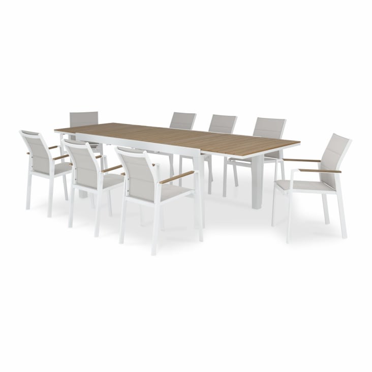 Ensemble table de jardin 300/200x100 cm et 8 chaises OSAKA