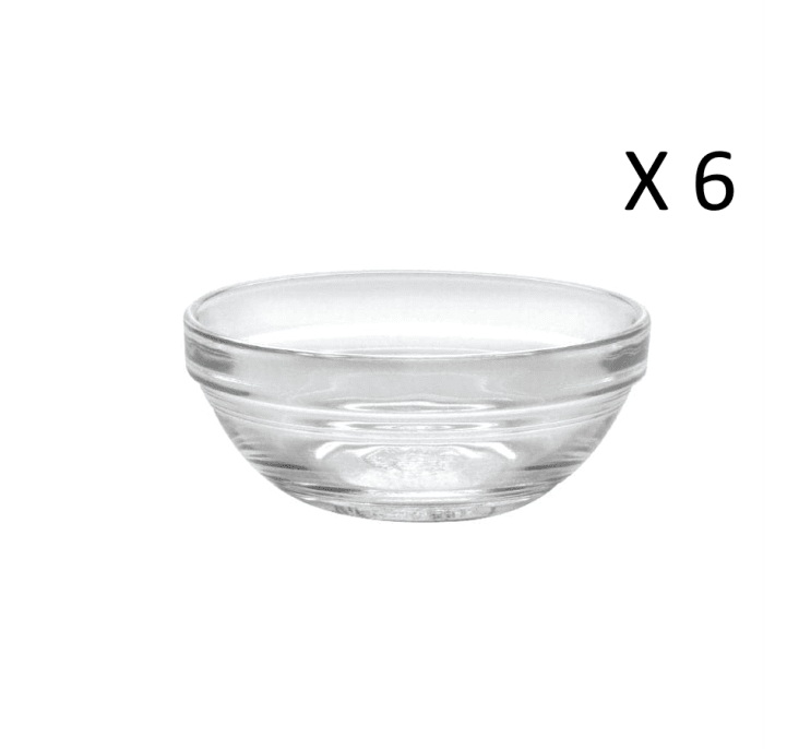 Ciotole in vetro temprato diametro 6 e 12 cm