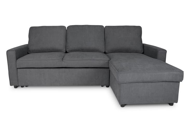 Divano Angolare 2 Posti Con Chaise Longue | Ecopelle Grigio Chiaro, Struttura Legno E Metallo Per Soggiorno Moderno