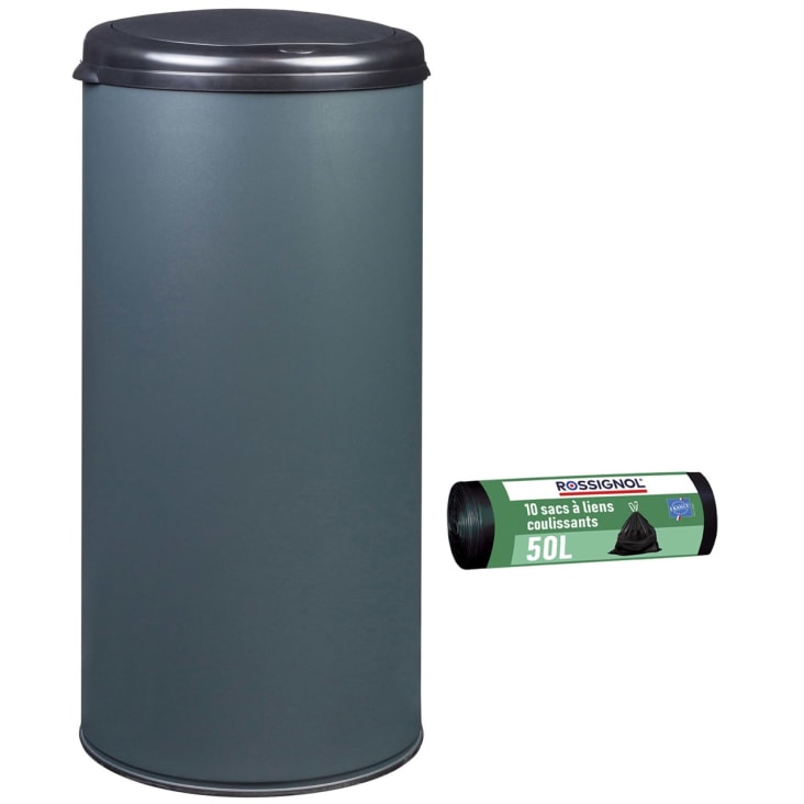 Sacs poubelle haute avec poignées coulissantes de 30L à 50L - Publi Emball